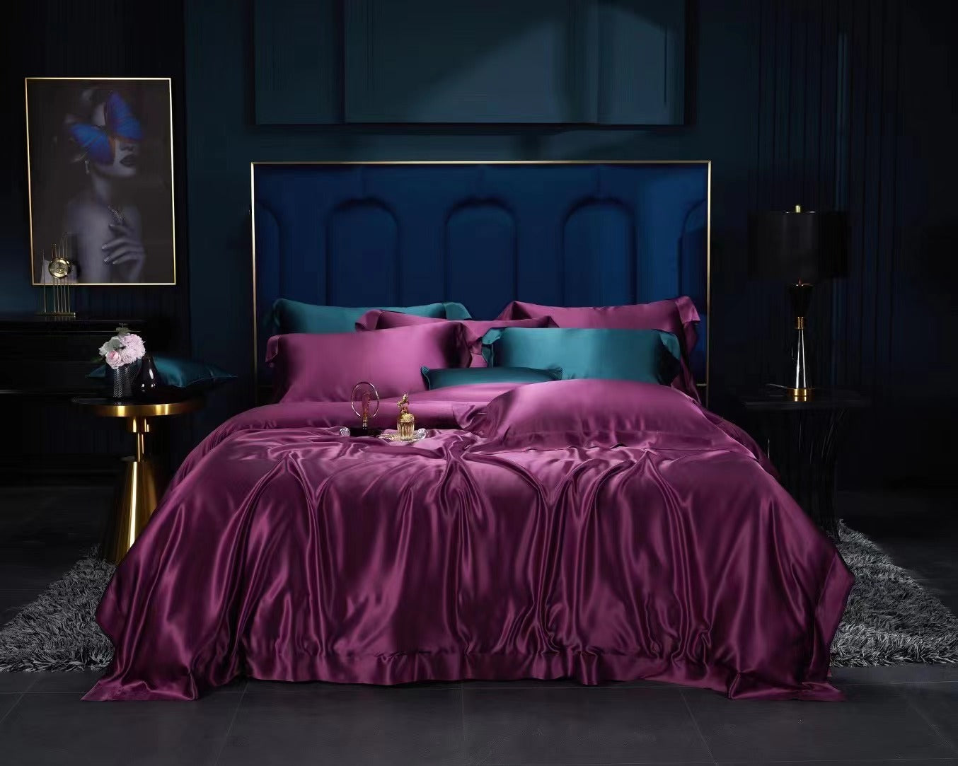 MUSEE - Silk Duvet Cover, 25 momme multi-colors