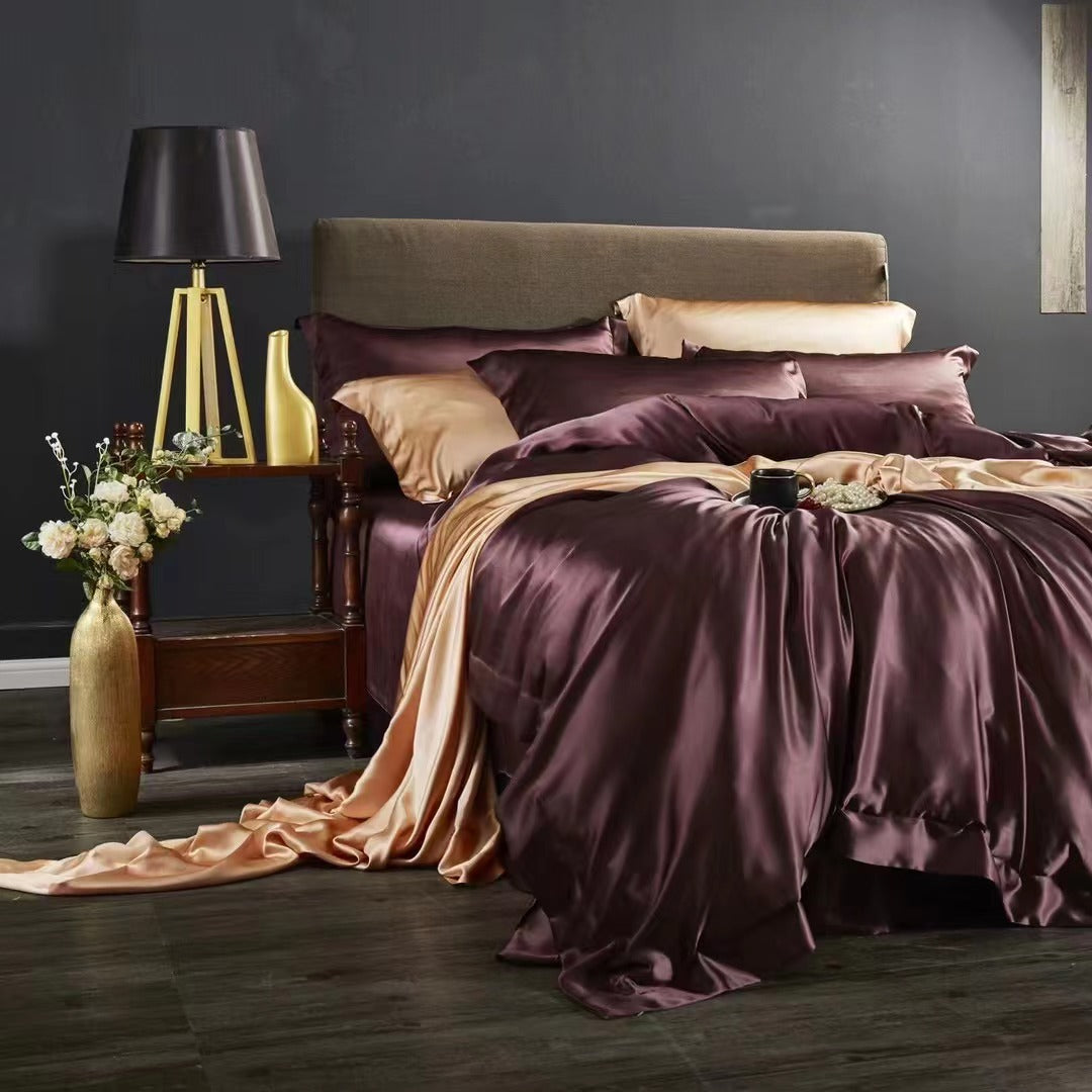 25 momme 100% silk duvet cover