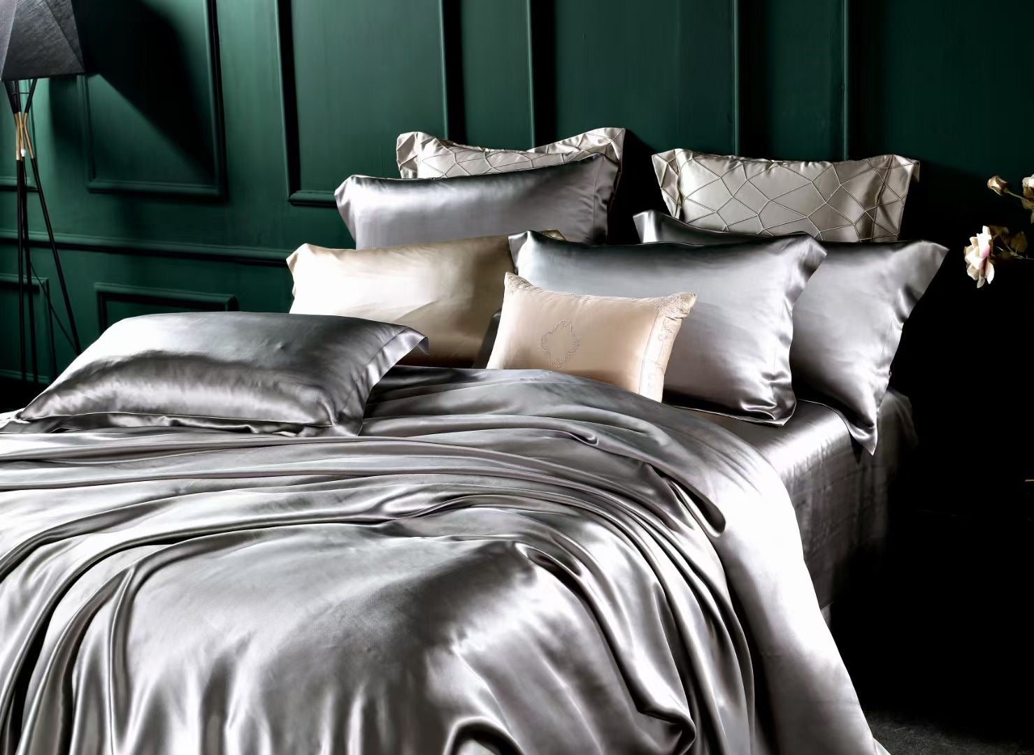 25 momme 100% silk duvet cover