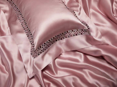 PARIS - Lace artisan 25 Momme 4-Piece Pure Mulberry Silk Bed Linen Set