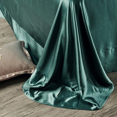 MUSEE - Silk Flat Sheet , 25 momme multi-colors