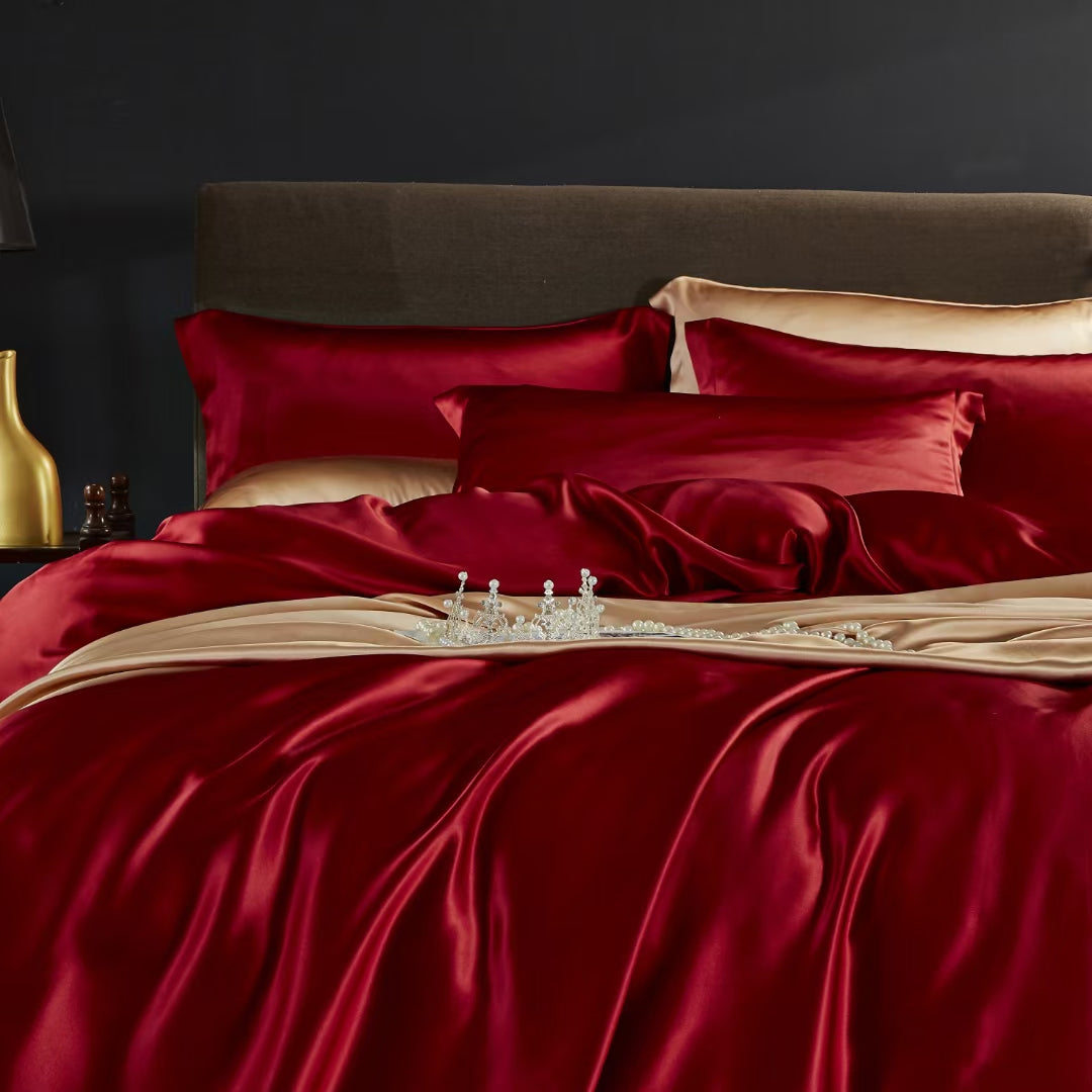 MUSEE - Silk Duvet Cover, 25 momme multi-colors