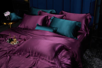 MUSEE - Silk Duvet Cover, 25 momme multi-colors